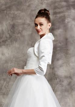 NEU* Bolero,Brautjacke aus Satin